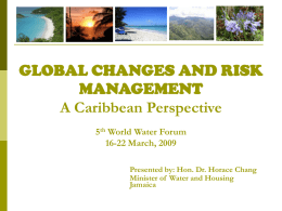 global changes and risk management - 5th World Water Forum Content