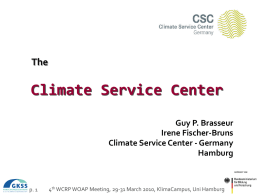 Climate Service Center