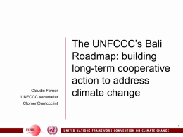 building long-term cooperative action to address climate