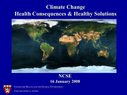 No Slide Title - National Council for Science and the Environment
