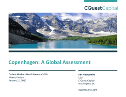 Copenhagen Accord - Climate Action Partnership