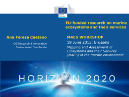 Horizon 2020 - Marine environment research - CIRCABC
