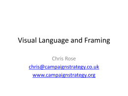 Visual language and Framing