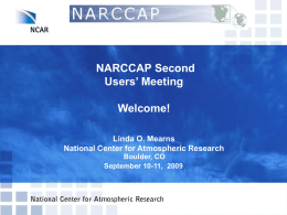 Mearns_NARCCAP_Use_Meet2_Intro