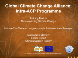 Module 2 - Concepts - Global Climate Change Alliance+