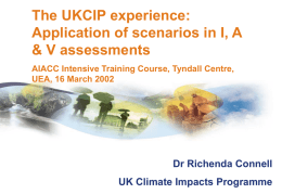 connell_ukcip - global change SysTem for Analysis, Research