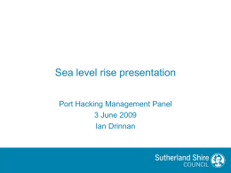 2009 sea level rise presentation