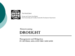 CA Drought Mainstreaming Presentation