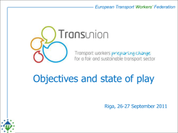 458kb PPT - European Transport Workers` Federation