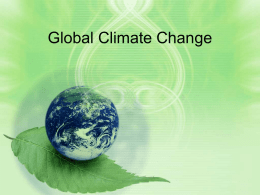 global climate change II