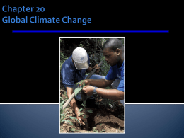 ch. 20 global climate change