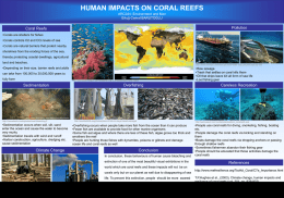 human impacts on coral reefs