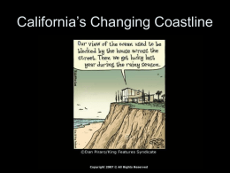 California`s Changing Coastline - Cal State LA