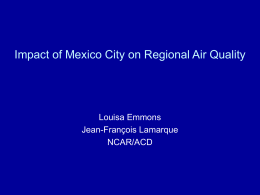 Impact of Mexico City on Regional Air Quality