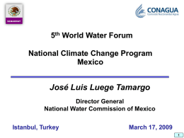 National Climate Change Program of Mexico