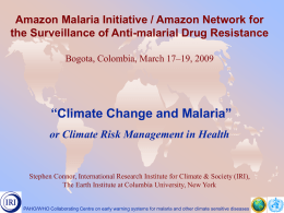 Mexico meeting 2004 - Amazon Malaria Initiative