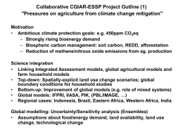 Collaborative CGIAR-ESSP Project Outline (1)