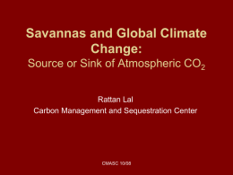 Savannas and Global Climate Change Source