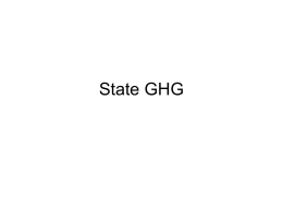 State GHG Iniatives