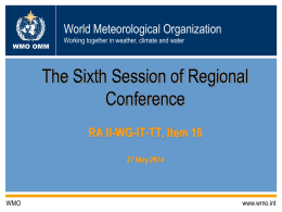 Sixth session conference