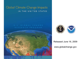 Powerpoint 1: Global Climate Change