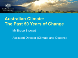 Bruce Stewart - Presentation
