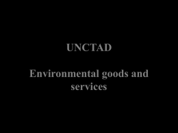 The WTO negotiations on liberalization of trade in environmental