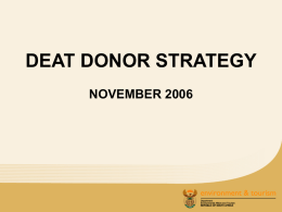 deat donor strategy - Amazon Web Services