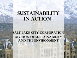 SLC Sustainability Plan