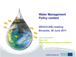 water.europa.eu water.europa.eu Policy Options