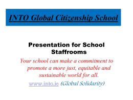 Global Citizenship Schools - INTO