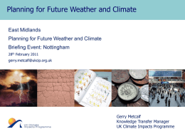 The UK Climate Impacts Programme