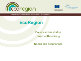 Kronoberg - EcoRegion