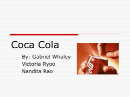 Coca Cola - NCSSMSummit