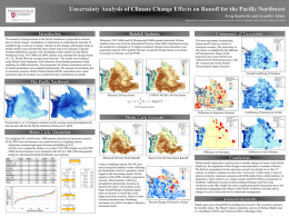 Uncertainty Analysis of Climate Change Effects on Runoff for the