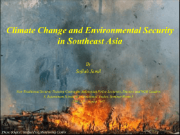 Environmental Fires & Climate Change