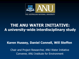 ANu_WI - ANU Water Initiative