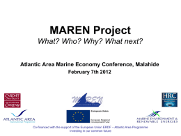 MAREN project - This is a placeholder for cua.ie