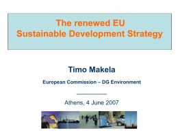 Lisbon mid-term review & the contribution of environmental