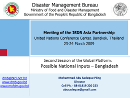 Community empowerment for local disaster risk reduction