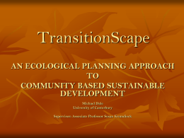 TransitionScape - Centre for Energy Research
