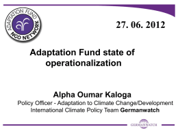 PPT, 1MB - adaptation fund network