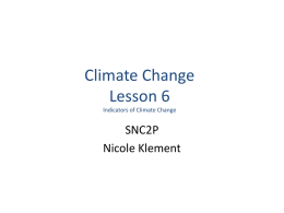 Climate Change L6 - Nicole