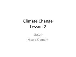Climate Change L2 - Nicole