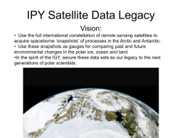 IPY Satellite Data Legacy_stg
