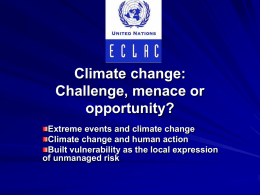 extreme events and climate change