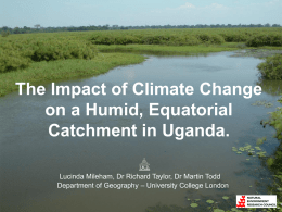 The Impact of Climate Change on a Humid, Equatorial