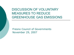 Climate Changes - Council of Fresno County Governments