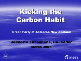 presentation - Green Party of Aotearoa New Zealand