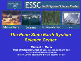 No Slide Title - Earth and Environmental Systems Institute